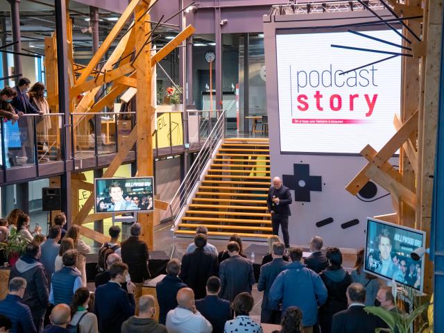 Lancement Podcast Story